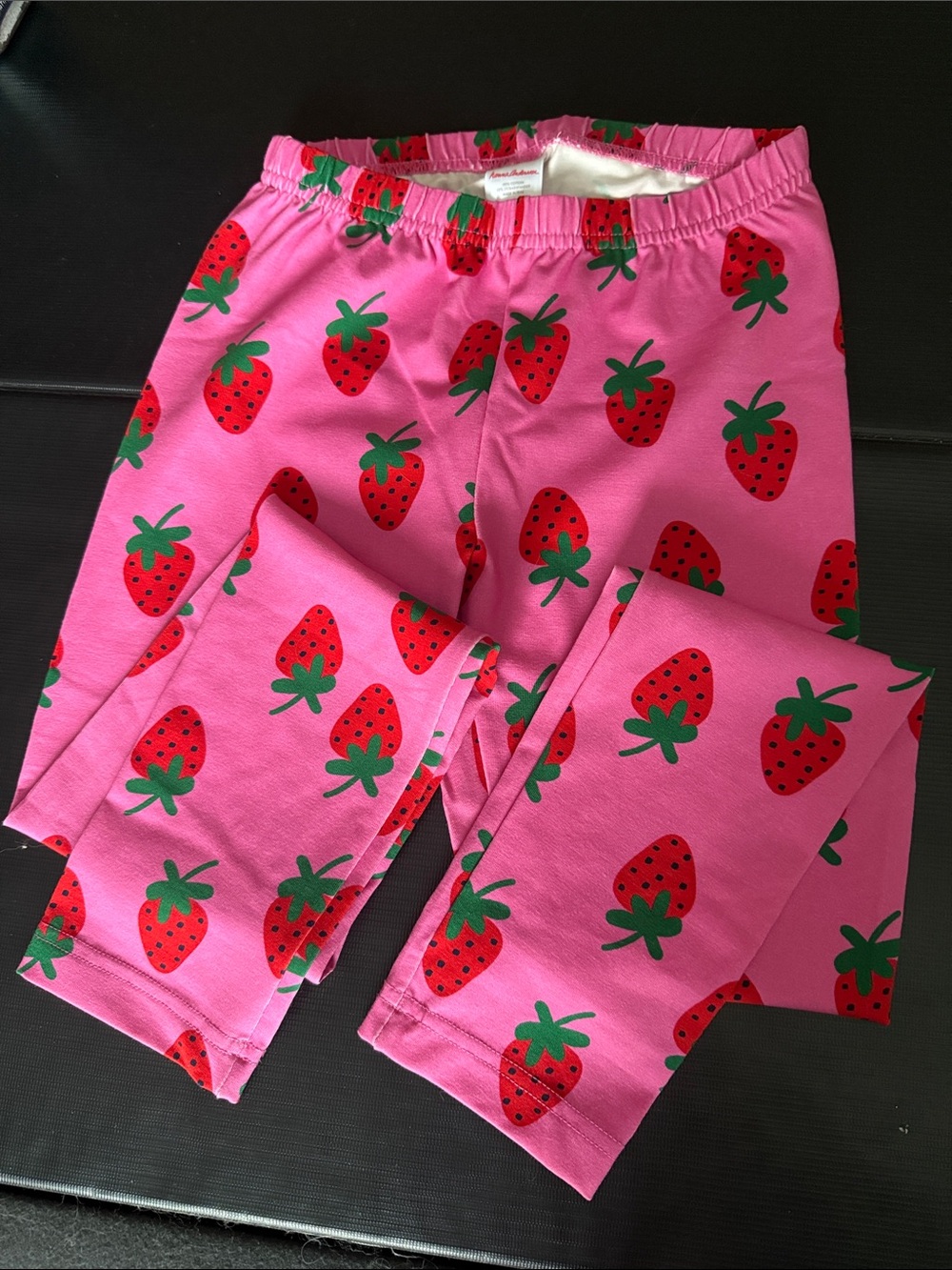 Hanna Andersson Pink Strawberry leggings